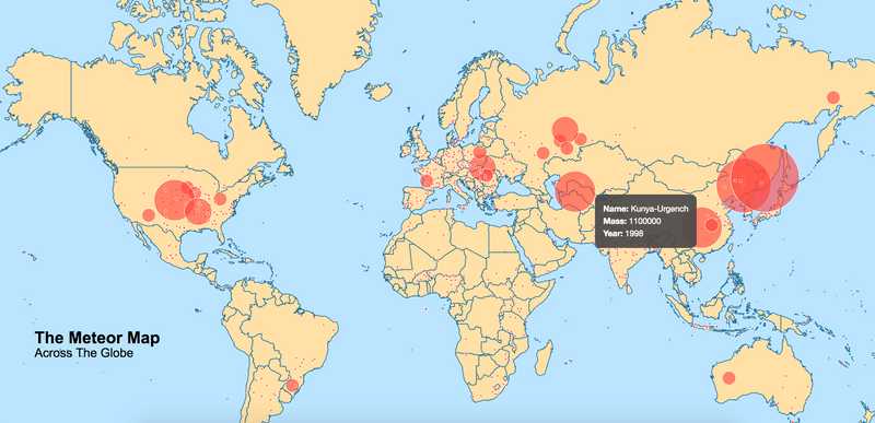 Meteor Map (FreeCodeCamp)